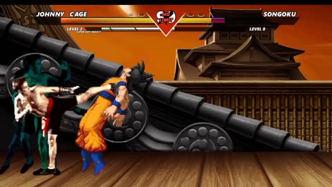 JOHNNY CAGE VS SON GOKU - (Hardest AI)