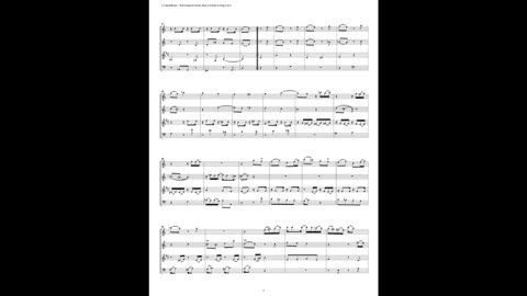 J.S. Bach - Well-Tempered Clavier: Part 2 - Prelude 12 (Woodwind Quartet)