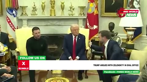 Presidents Trump and Zelensky in heated back and forth