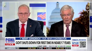 Newt Gingrich Explains Democrats' Biggest Blunder During Shutdown
