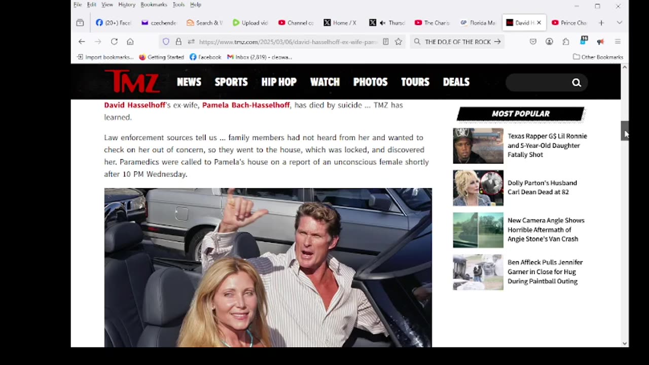 David Hasselhoff's Ex-Wife Pamela Bach-Hasselhoff Dead by Suicide