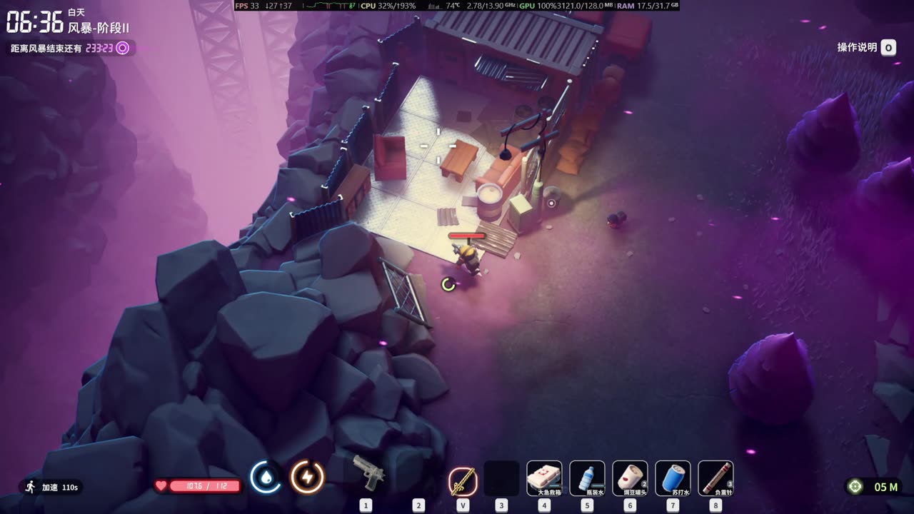 Escape from Dockv-Go through the storm area