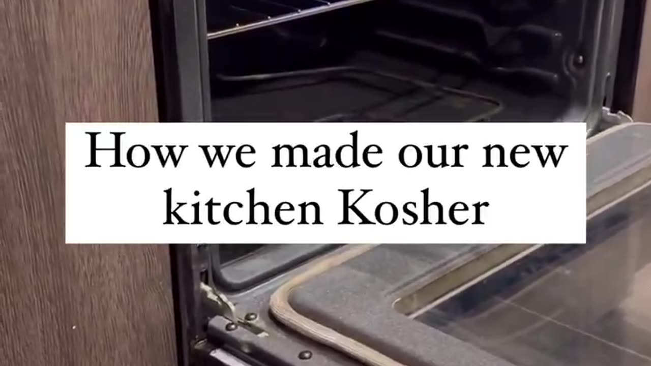 How to rid your kitchen of the 'Goyim non kosherness' that was there previously!😁