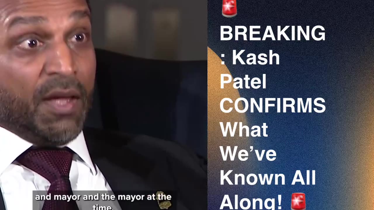 🚨 BREAKING: Kash Patel CONFIRMS What We’ve Known All Along! 🚨