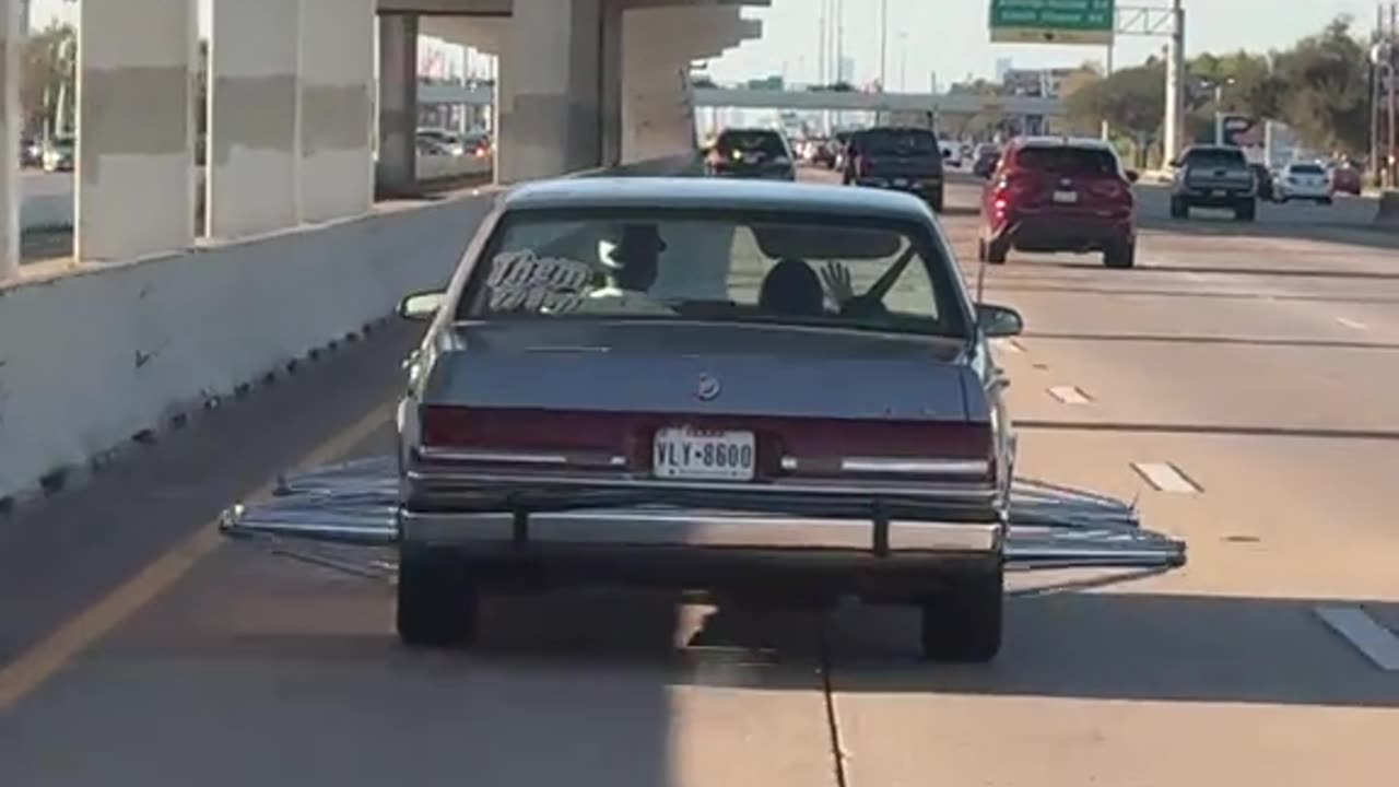 Driver Stunned by Car with Massive Oversized Rims
