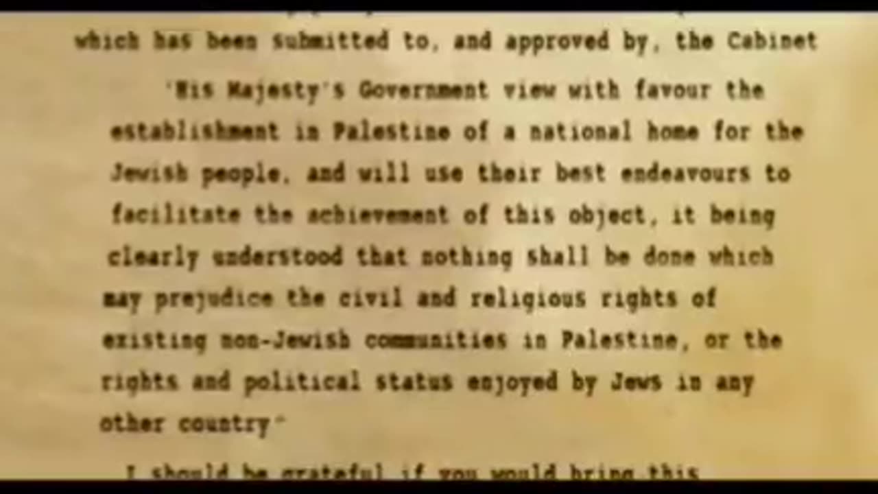 Balfour Declaration
