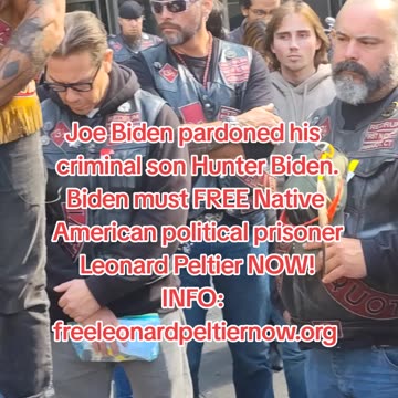 DEMAND the FREEDOM of Indigenous Leonard Peltier NOW!