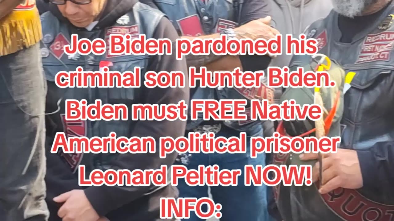 DEMAND the FREEDOM of Indigenous Leonard Peltier NOW!