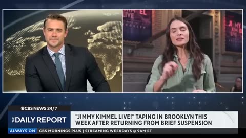 Jimmy Kimmel taping shows in Brooklyn after return from suspension