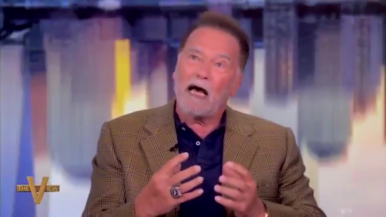 Arnold flips on the view