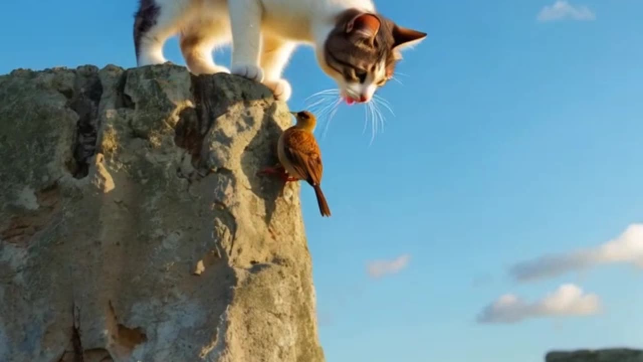Cat and The Bird