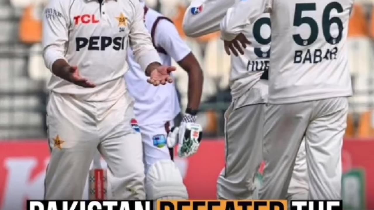 Pakistan defeated West Indies by 127 runs on 3rd in the 1st Test at Multan Sajid Khan got POTM award