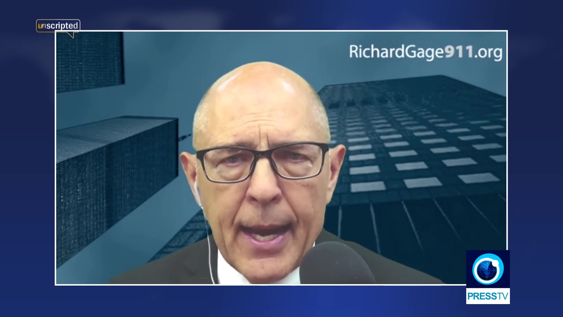 Iran's TV Interviews RichardGage911 on "Unscripted" High-quality production with host Kaveh Taghvai