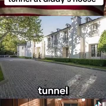 Police found a tunnel under Diddy's mansion in Los Angeles.