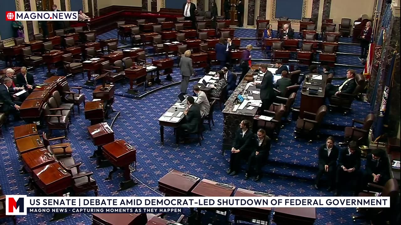 🇺🇸 US Senate | Debate and Vote to Reopen Government after 28 Days of Democrat Shutdown [LIVE]