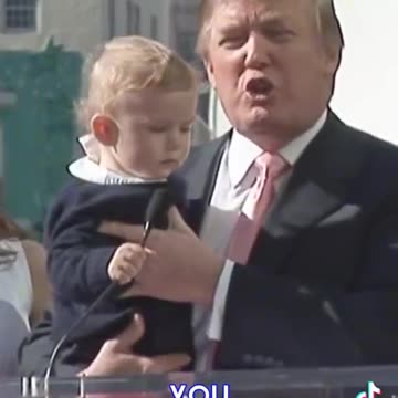 Donald Trump with baby Barron Trump pre '16 playlist: https://rumble.com/playlists/Eed7jUoA10Y