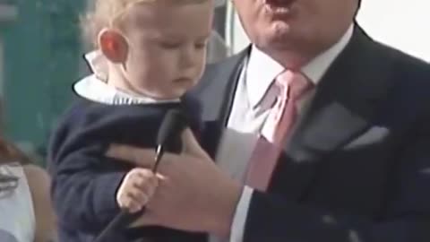 Donald Trump with baby Barron Trump pre '16 playlist: https://rumble.com/playlists/Eed7jUoA10Y