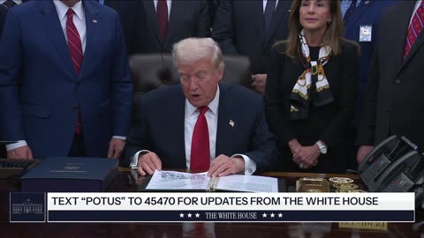 President Trump Signs Senate Amendment to H.R. 5371