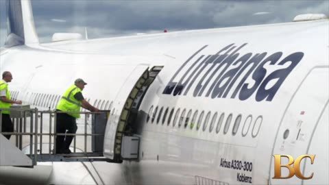 Man charged after stabbing two teenagers with a fork on a flight from Chicago to Germany