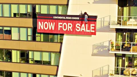 How firefighters rescue a woman hanging from an overhead billboard #movie #viral #shortsviral