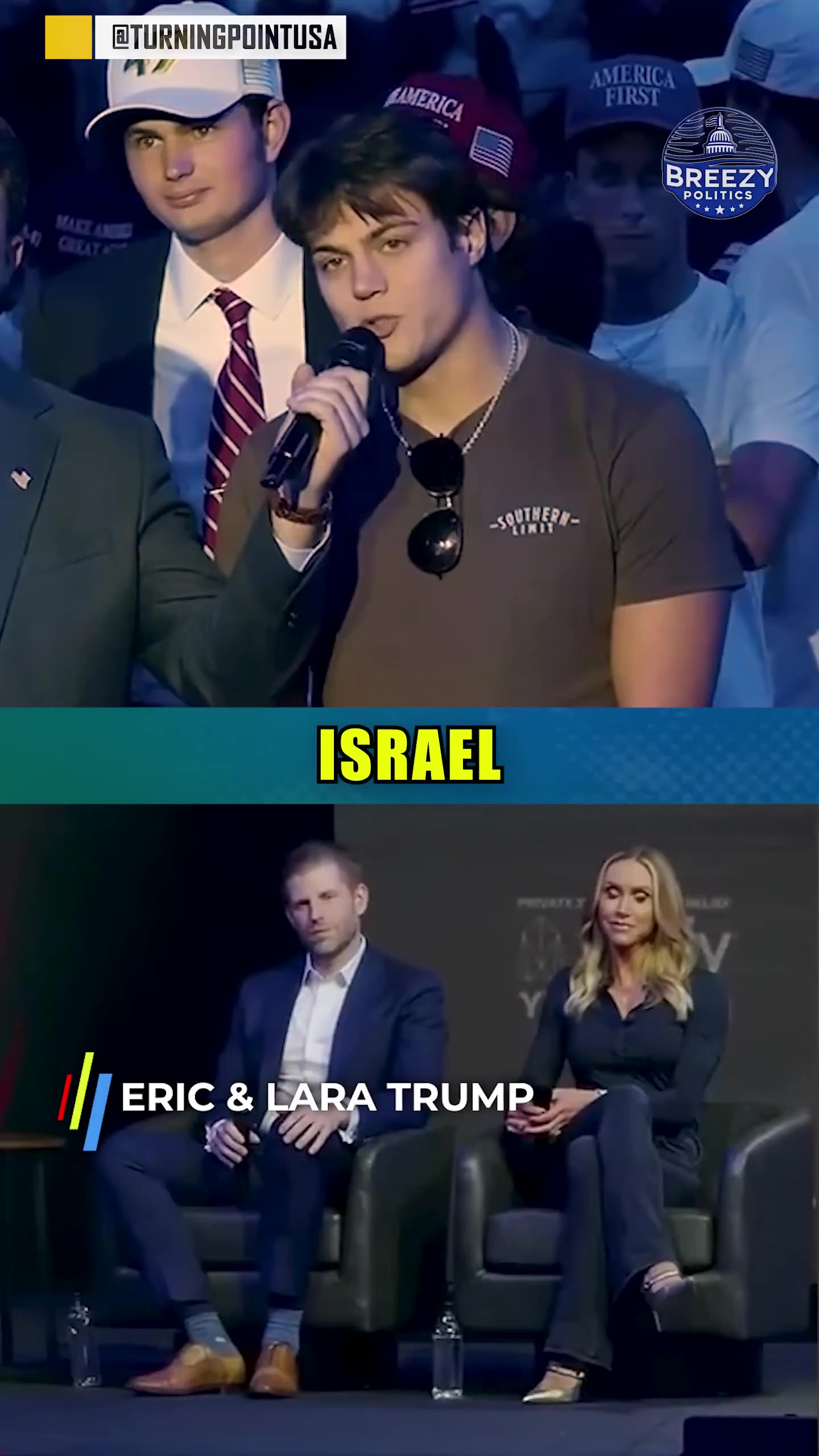 Eric and Laura Trump Are Asked About Israel