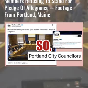 Video Does NOT Show Portland, Oregon City Council Refusing To Stand For Pledge Of Allegiance