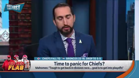 FIRST THINGS FIRST: Nick shocked after Chiefs lose to Brancos , Eagles know how to win