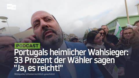 Portugals heimlicher Wahlsieger: 33 Prozent der Wähler sagen "Ja, es reicht!"