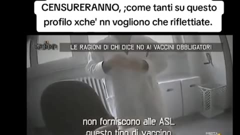 Telecamera nascosta: Scandalo dei vaccini pediatrici in Italia.