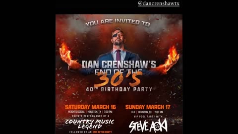 Congressman Dan Crenshaw getting rich and threatening lawsuits