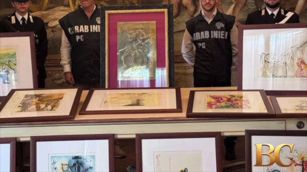 Police raid Dali exhibition in Italy, say works on display were fake