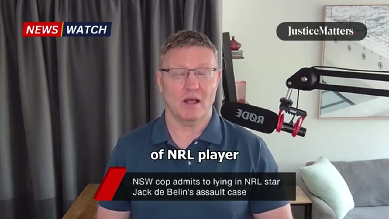 Cop admits to lying in NRL star Jack de Belin’s assault case.