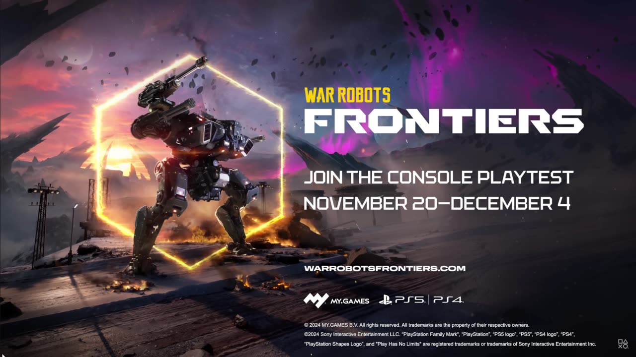 War Robots Frontiers - Playtest Trailer PS5 Games