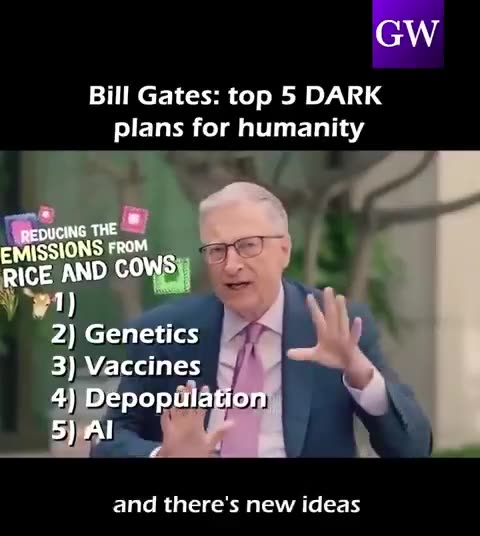 BILL GATES: Top 5 Dark Plans for Humanity