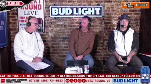 Iron Bowl Eve: Alabama at Auburn, Football Friday Live from Auburn | TNR 11/28/25