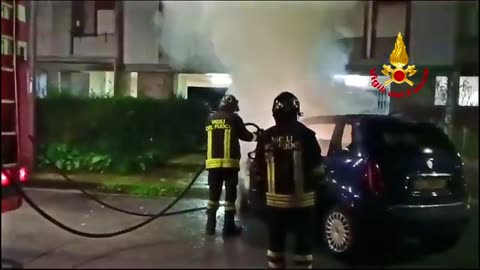 Avellino - Vigili del fuoco in azione (28.02.25)