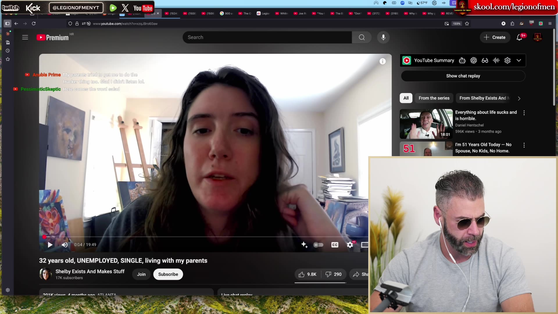 UNEMPLOYED, SINGLE And A LOSER