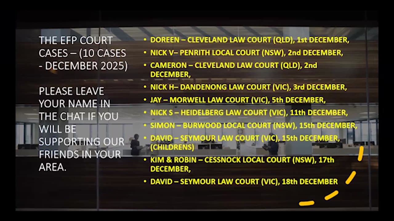 November 17: EFP Exposing the Corruption The Property