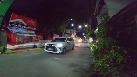Evening Wander Along Dimatimbangan Street in Paranaque City in the Philippines