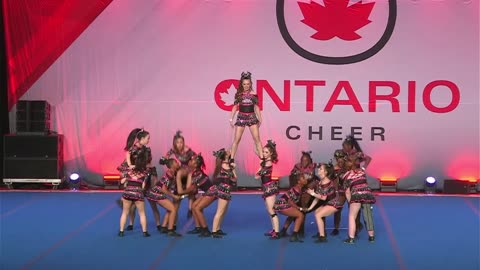 CheerFuzion All Stars Black Dimondz Ontario Cheer 2025 Day 1