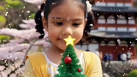 எனது பேத்தியின் கிறிஸ்துமஸ் வாழ்த்துக்கள்.