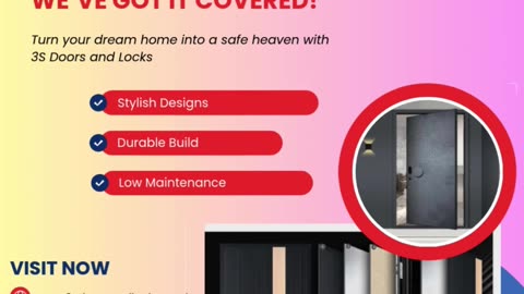 Secure Style. Smart Living. 🔒🚪