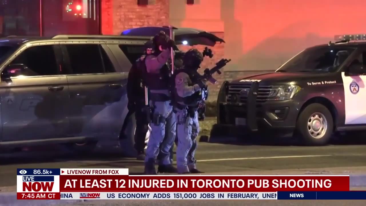 MASS SHOOTING: 6 shot, 12 injured in Toronto pub shooting