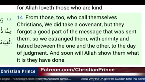 Christian prince Well isn't it what Muhammad he did