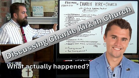 Discussing Charlie Kirk in Church Service 9 28 2025