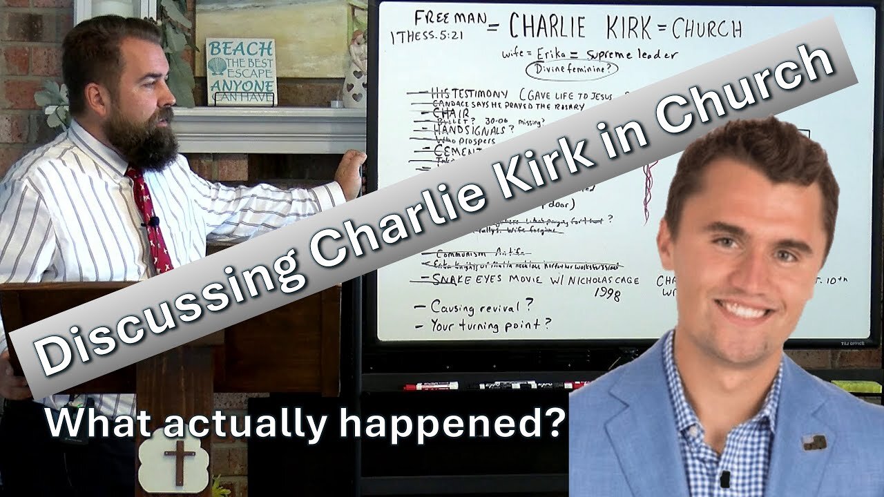 Discussing Charlie Kirk in Church Service 9 28 2025