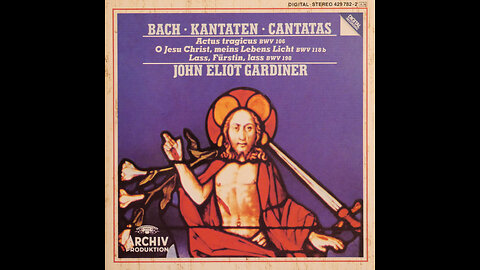 Bach - Cantatas BWV 106, BWV 118b, BWV 198 - Gardiner, English Baroque Soloists (1990) [Complete CD]