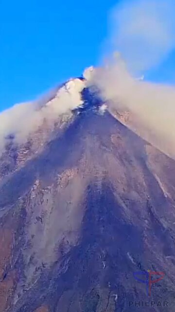 Mayon Volcano Today | Time Lapse