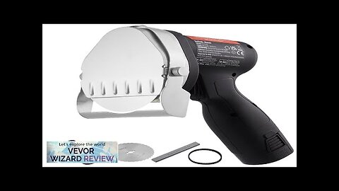 VEVOR Electric Shawarma Knife 80W Cordless Battery Professional Turkish Knife Commercial Review