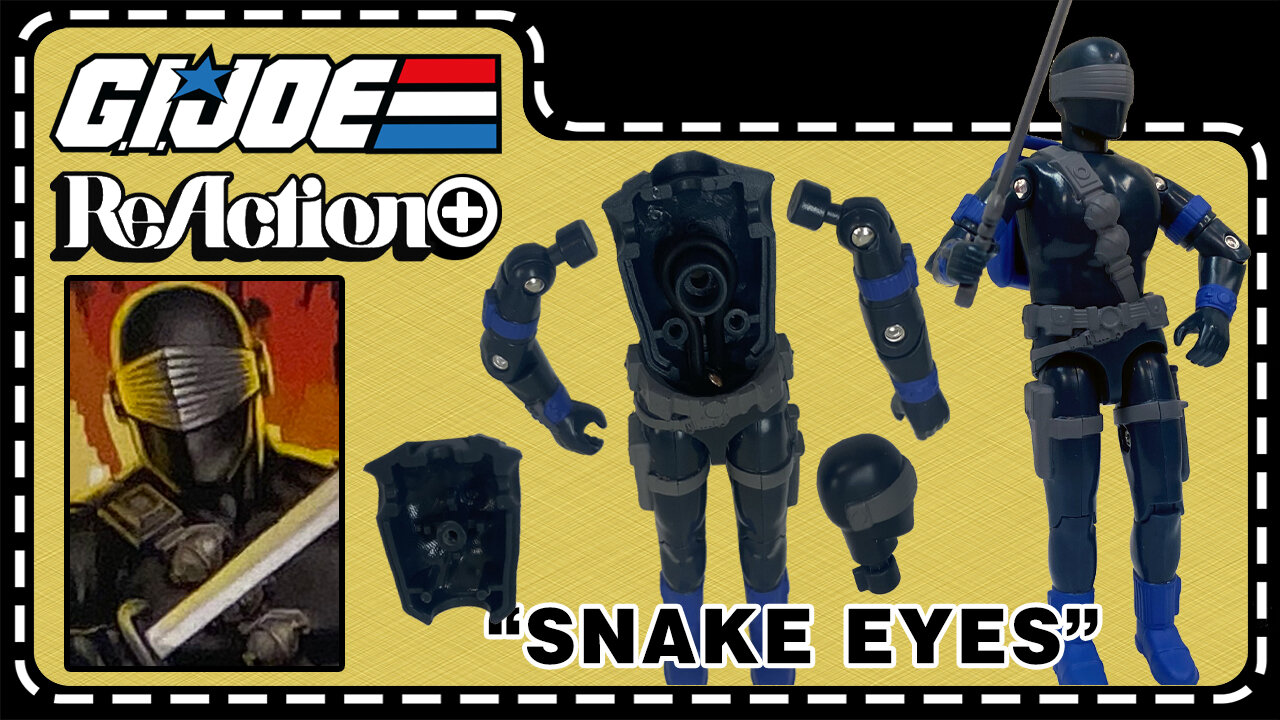 Snake Eyes - G.I. Joe ReAction+ - Unboxing & Review